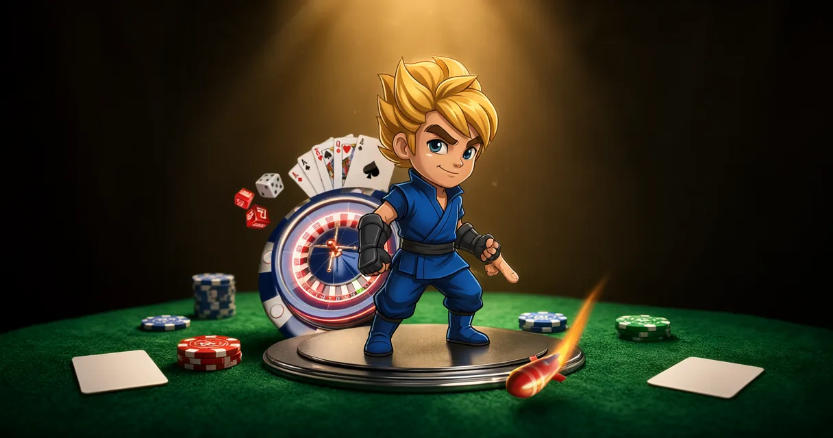 Digital representation of a classic casino table game setup